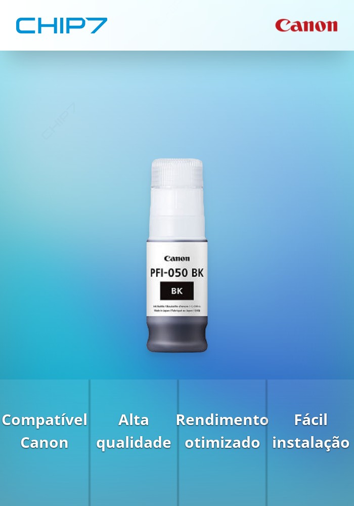 Tinteiro Canon PFI-050 Preto