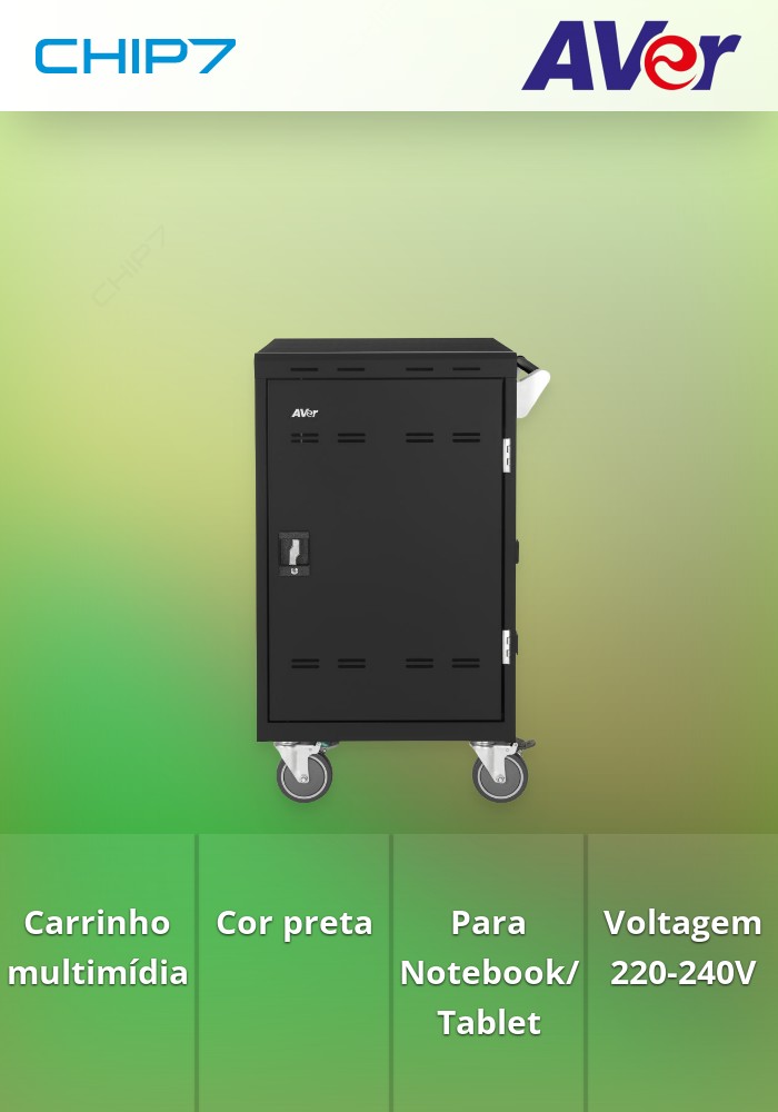 Carro de Carga AVER PARA 32 TABLET portáteis até 15.6
