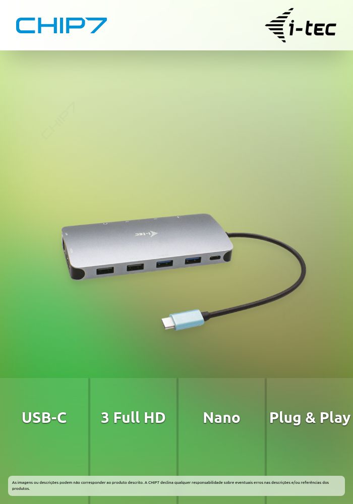 Docking Station I-TEC USB-C Nano 3x Full HD