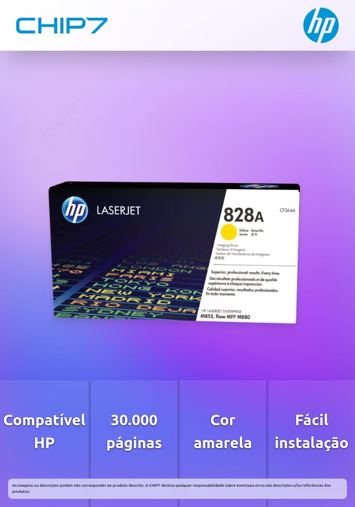 HP 828A Yellow LaserJet Imaging Drum (CF364A)