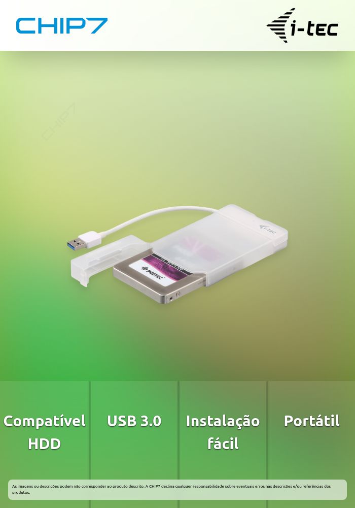 Caixa Externa I-TEC para HDD 2.5