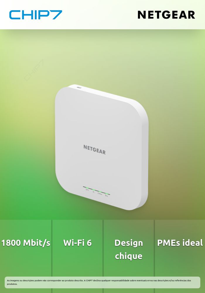 Access Point Netgear WAX610 Branco 1800 Mbit/s