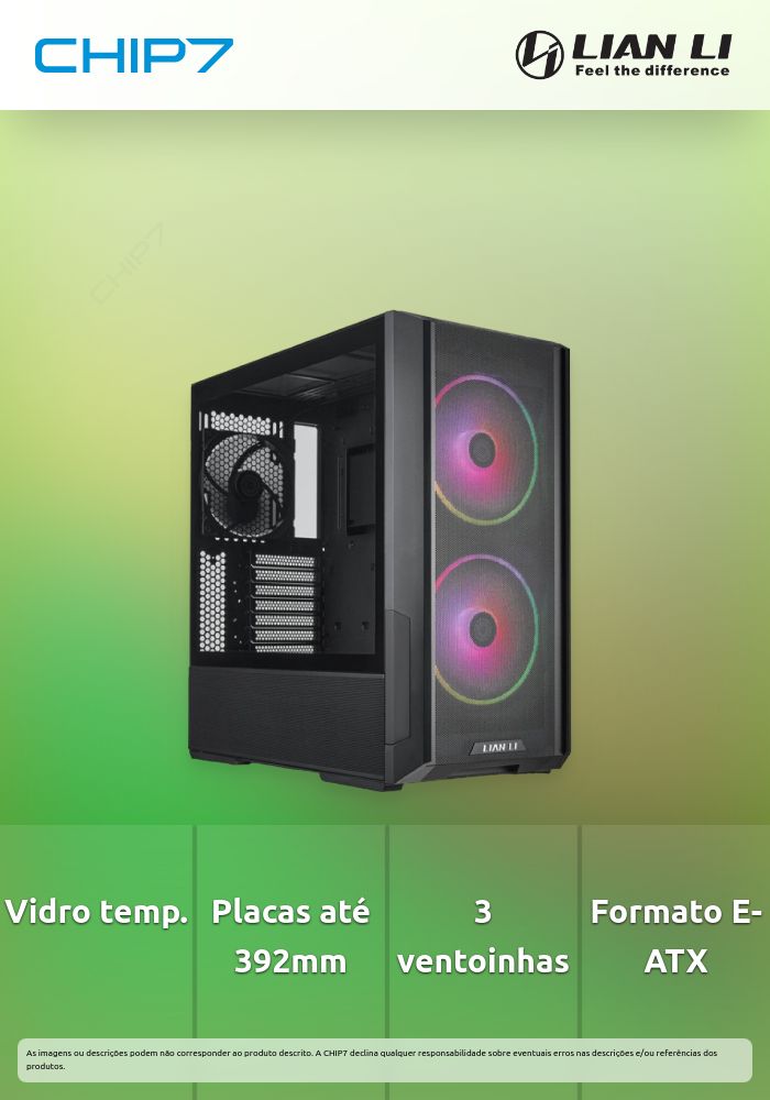 Caixa E-ATX Lian Li Lancool 216 Preto