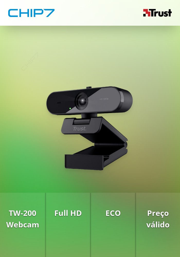 Webcam Trust TW-200 Full HD ECO