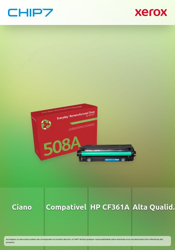 Toner Xerox Ciano HP 508A