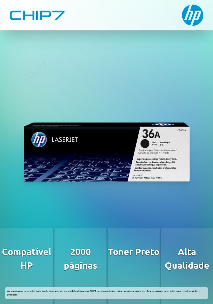 HP LaserJet CB436A Black Print Cartridge for LJ P1505, up to 2,000 pages