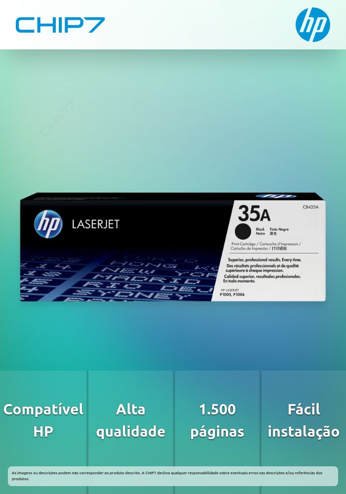 TONER NEGRO LASERJET CB435A