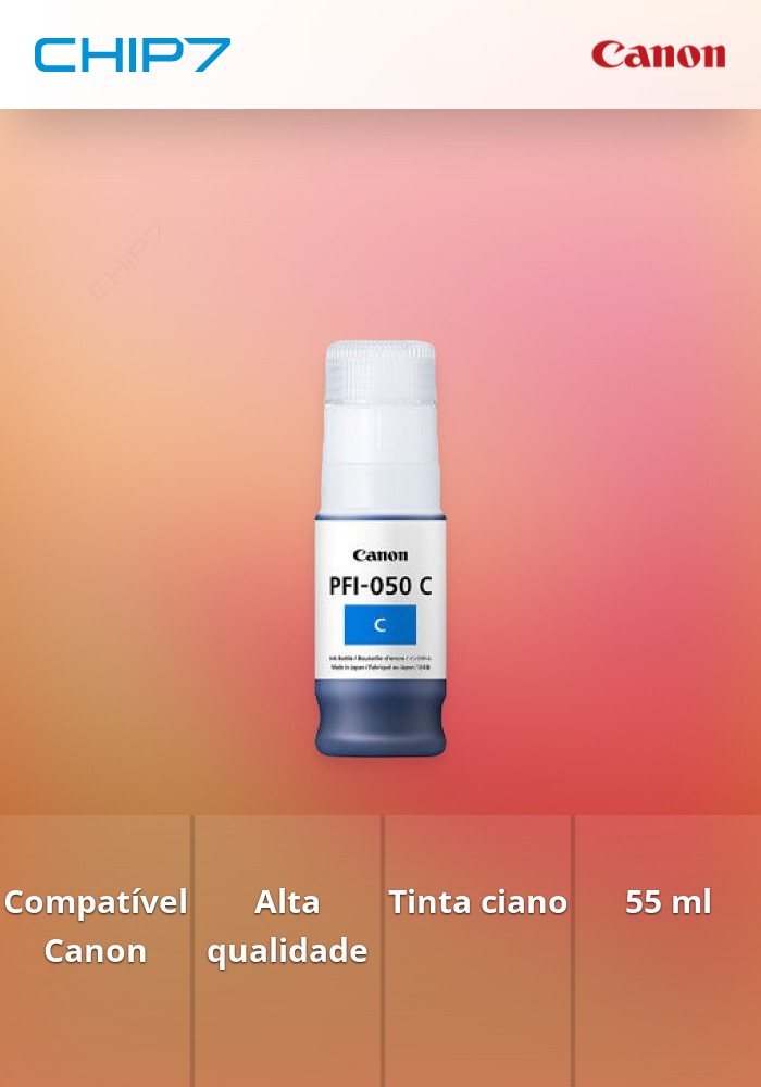 Tinteiro Canon PFI-050 C