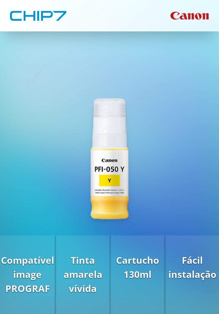 Tinteiro Canon PFI-050 Y