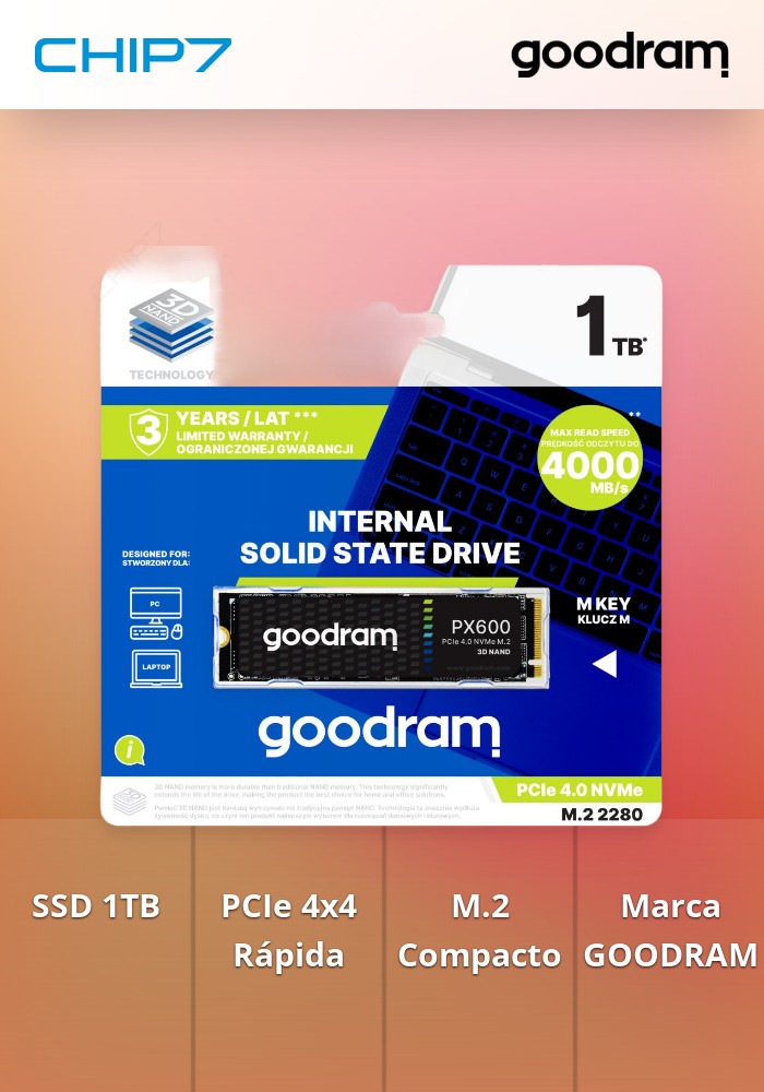 1TB SSD GOODRAM PX600 PCIe 4x4 M.2