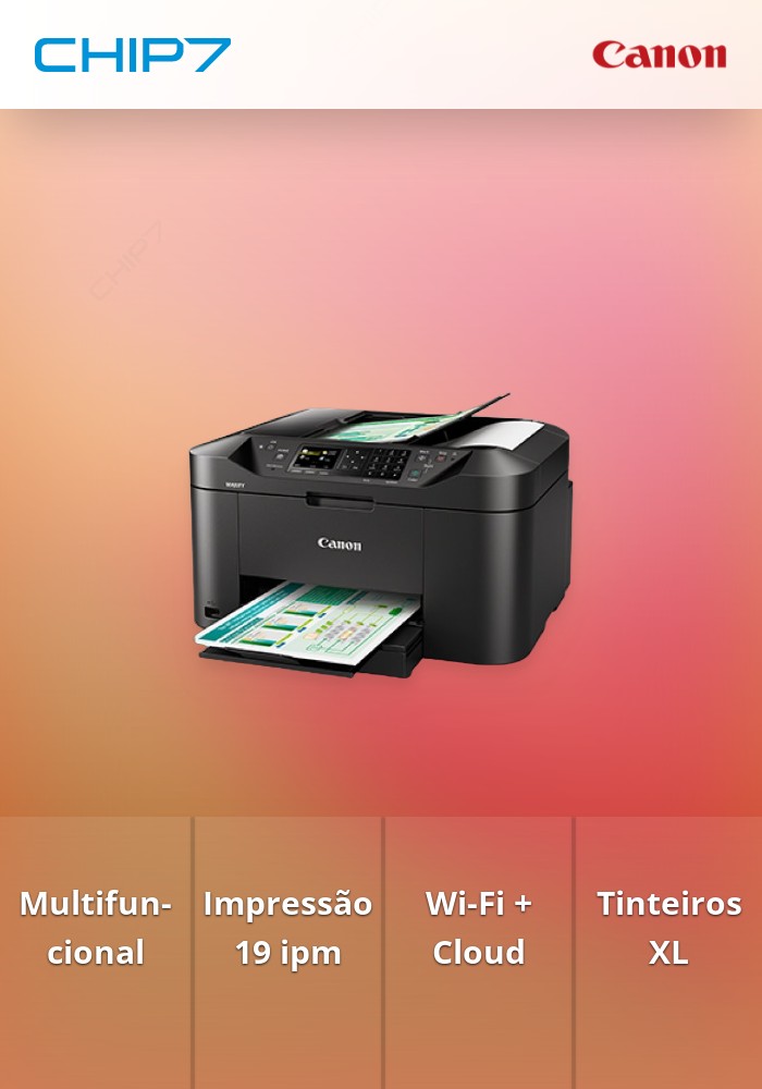 CANON IMP MULTIF JATO TINTA MAXIFY MB2150 PROMO