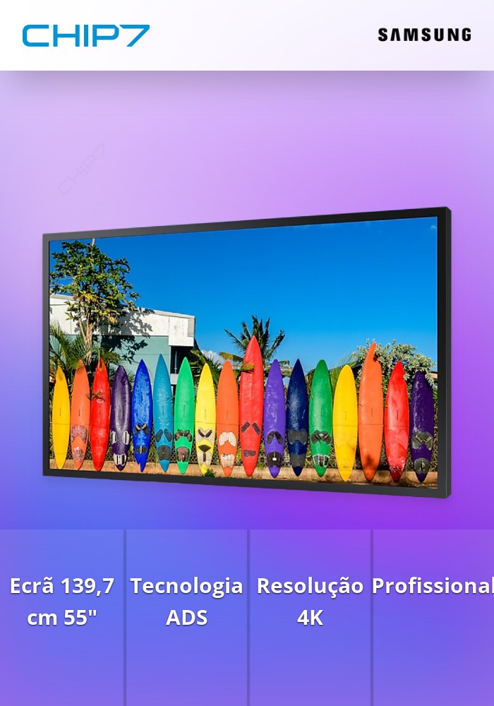 Display Profissional SAMSUNG 55