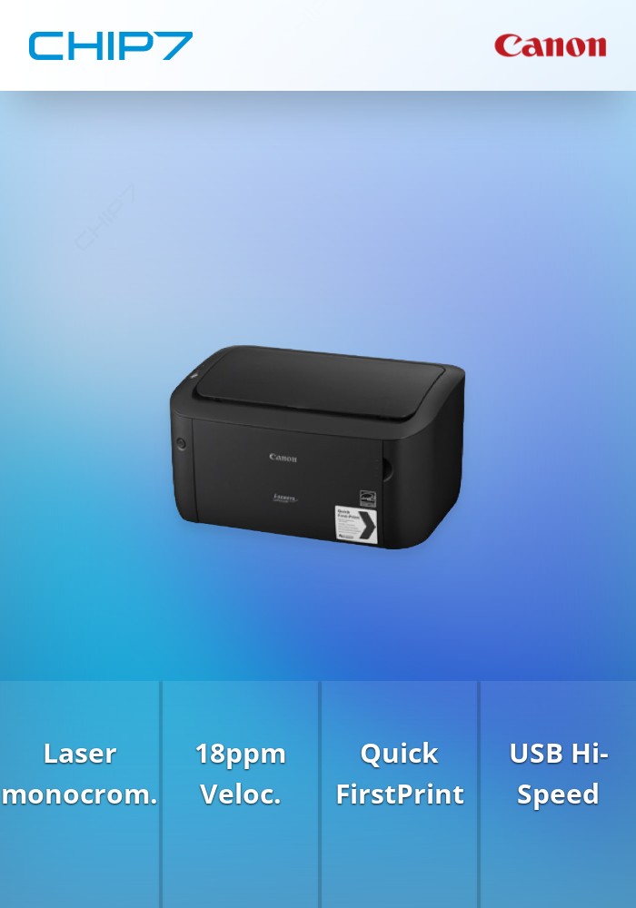 LBP-6030B - Impressora Laser monocromática compacta. velocidade de impressão: 18ppm. tecnologia Quick First Print. USB 2.0 Hi-Speed