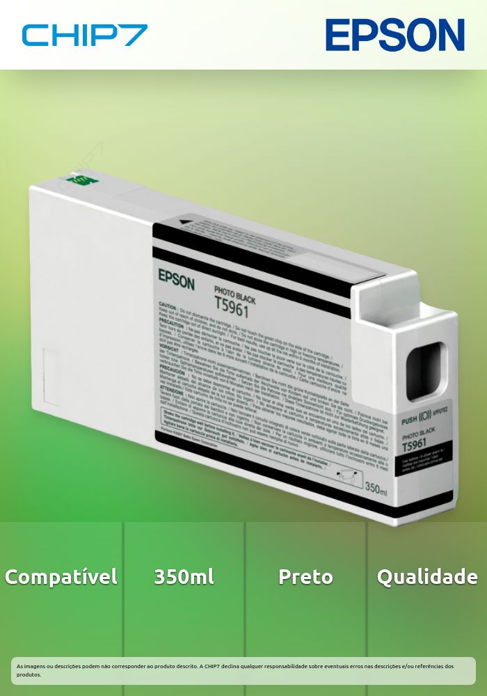 Tinteiro PRETO PHOTO  350 ml p/ SP 7900 / 9900