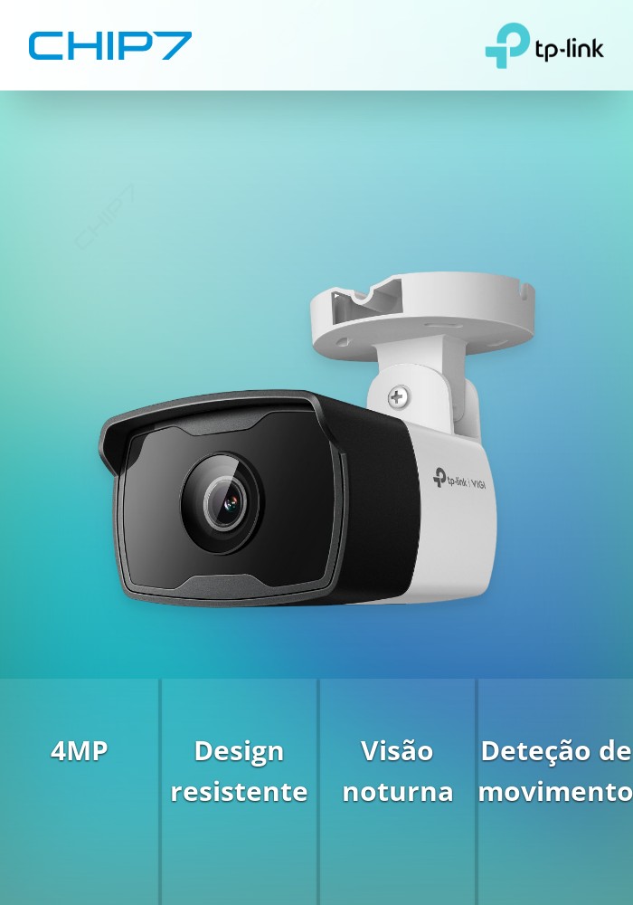 Câmara Vigilância TP-LINK 4MP OUTDOOR IR BULLET NETWORK