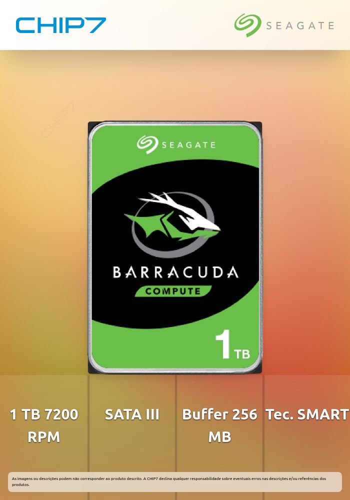 1TB HDD Seagate Disco 3.5