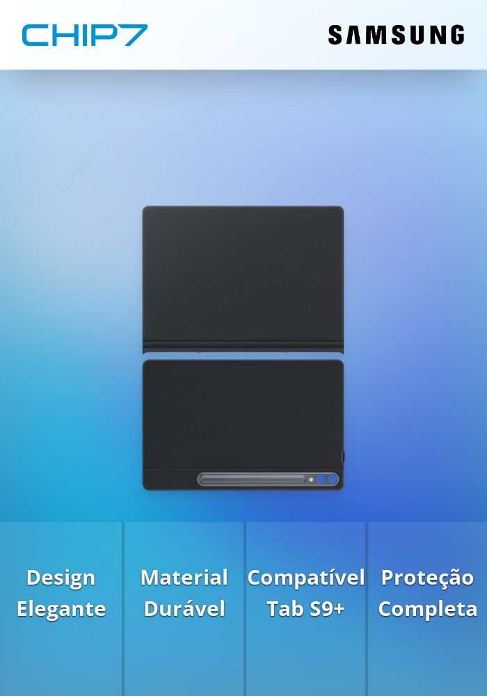 Capa Smart Book Galaxy Tab S9+