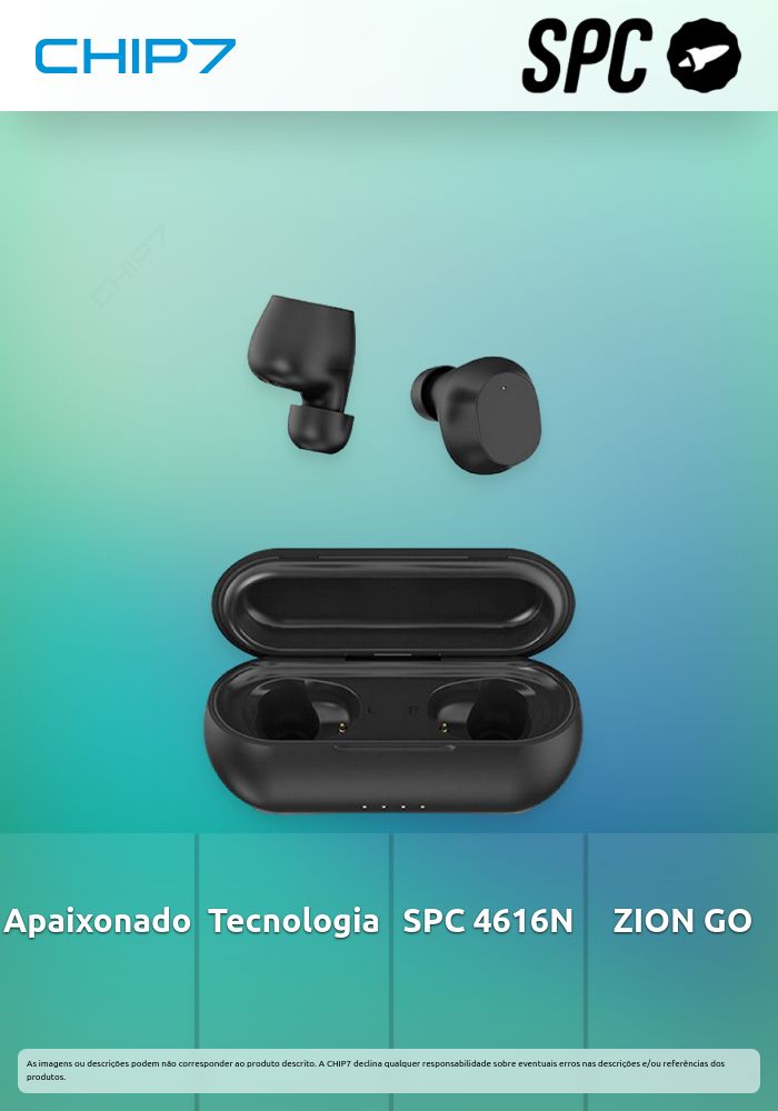 Earbuds SPC ZION 2 Preto