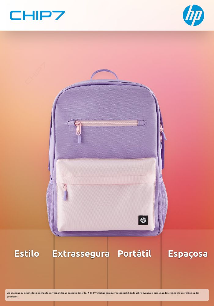 HP Mochila Campus lavanda para Portátil até 15.6