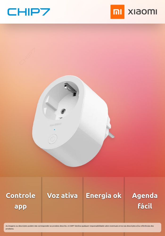 Tomada Inteligente Xiaomi Mi Smart Plug 2 WiFi BHR6868EU Branca