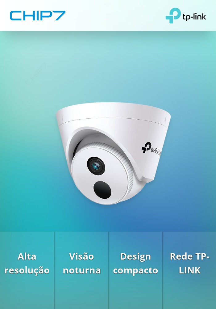 Câmara de Vigilância TP-LINK 4MP IR TURRET NETWORK