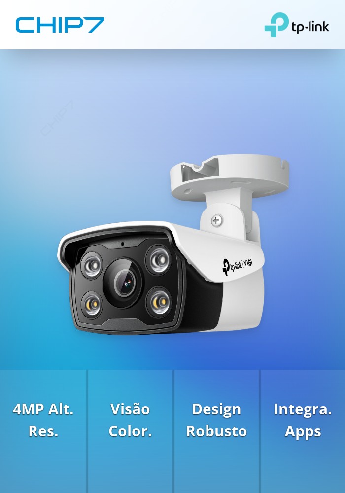 Câmara de Vigilância TP-LINK 4MP OUTDOOR FULL-COLOR BULLET NETWORK