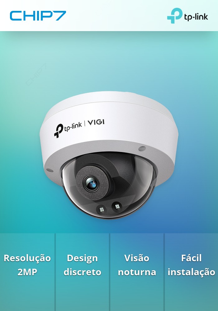 Câmara de Vigilância TP-LINK 2MP IR DOME NETWORK