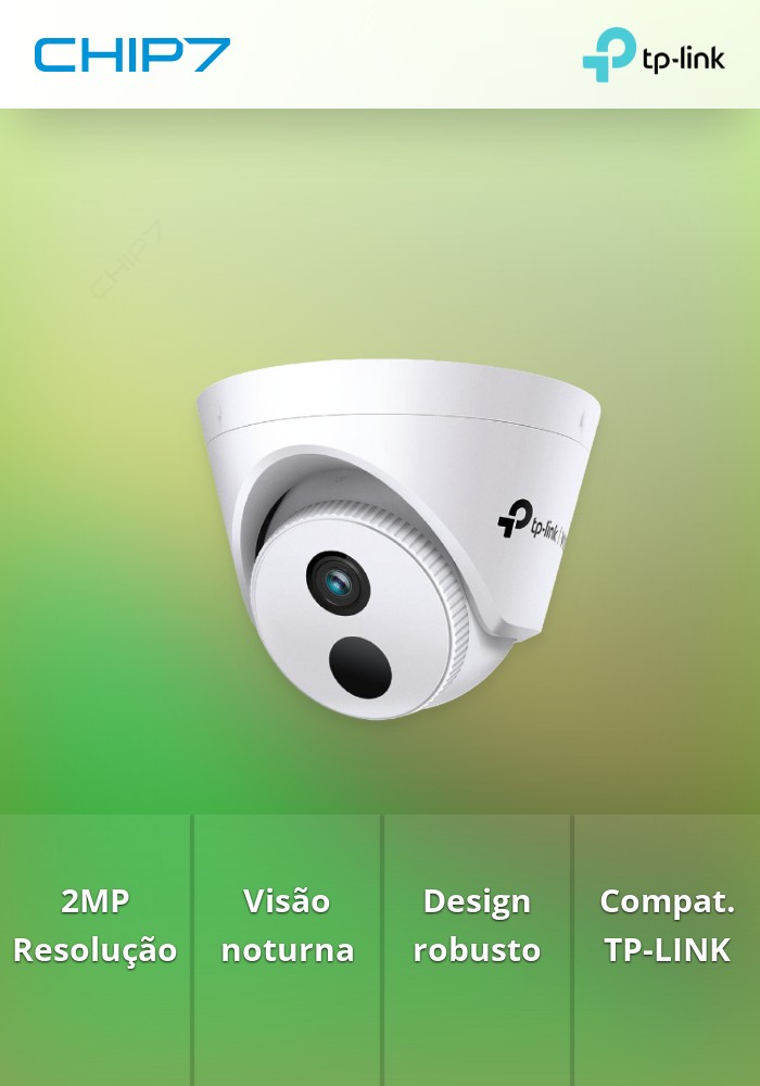 Câmara de Vigilância TP-LINK 2MP IR TURRET NETWORK