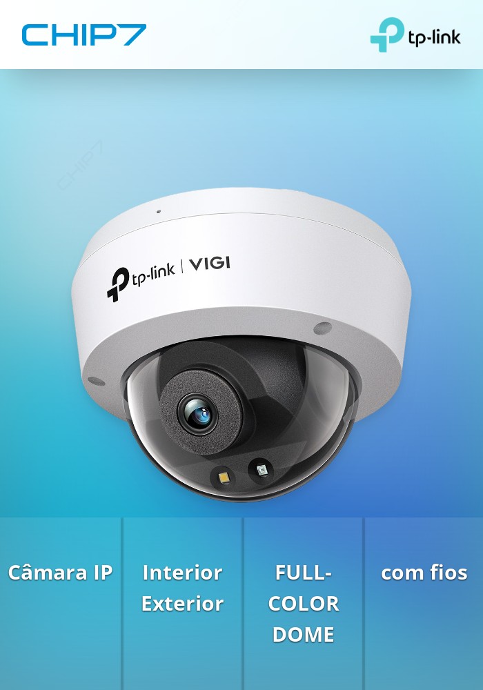 Câmara de Vigilância TP-LINK VII 4MP FULL-COLOR DOME NETWORK