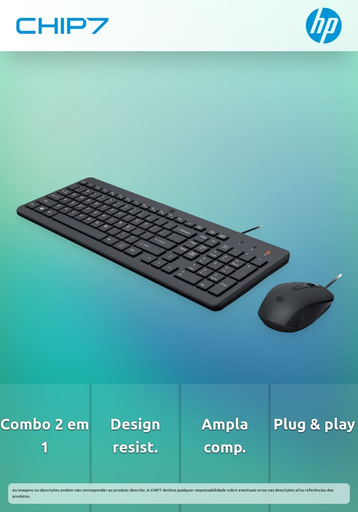 HP 150 Wired Mouse/KB Combo