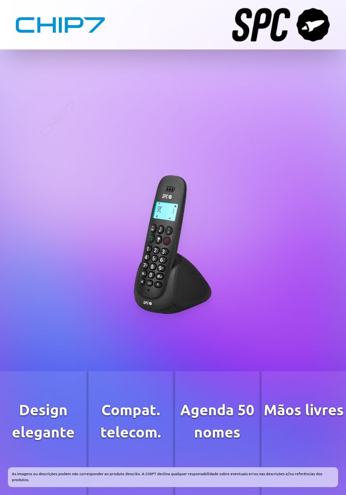 Telefone Fixo SPC ART 2 PRETO