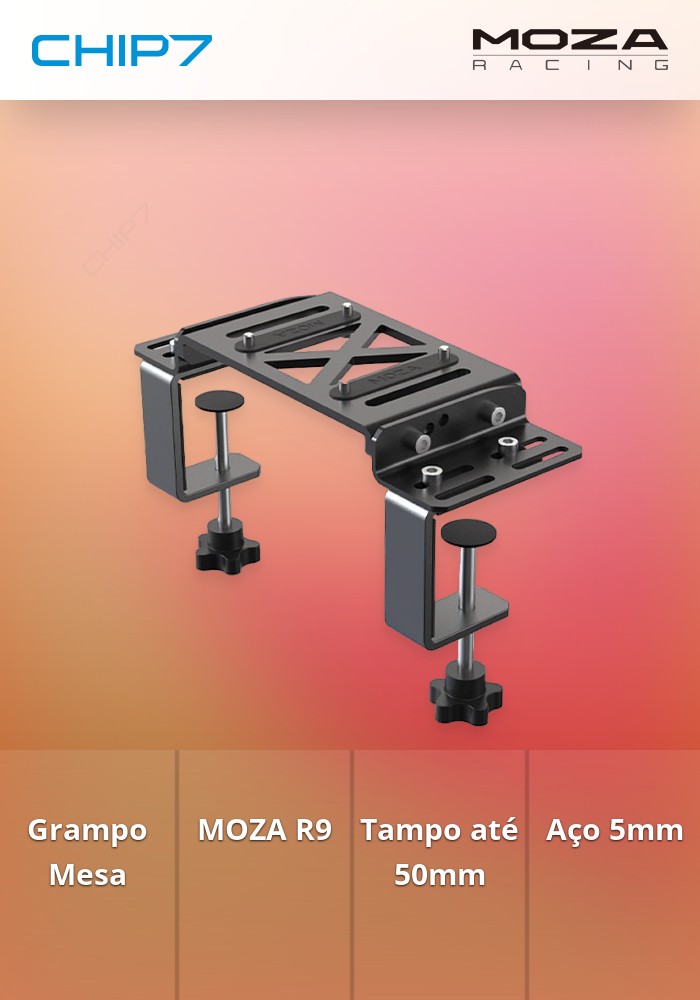 Braçadeira de Mesa MOZA RACING para R9