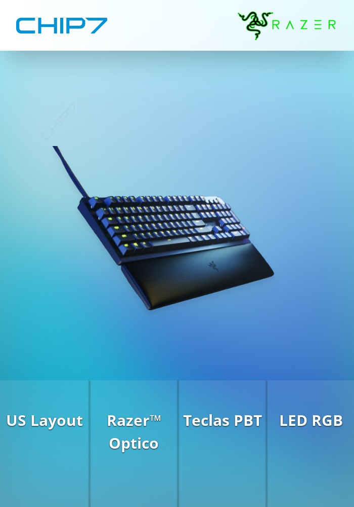 Teclado Razer BlackWidow V4 (Green Switch) - US Layout