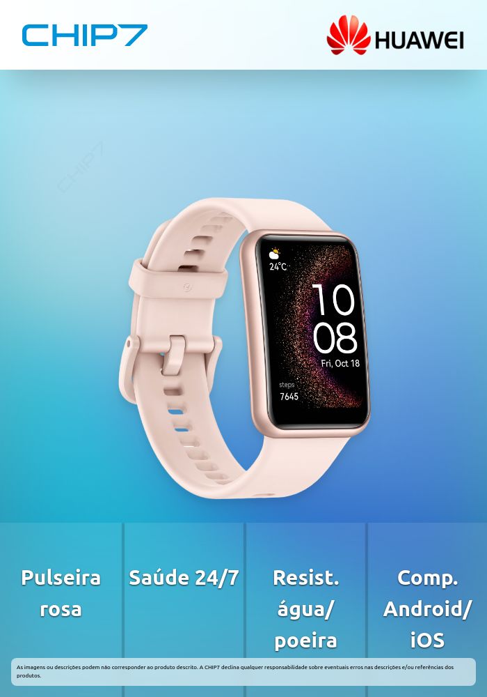SmartWatch Huwaei Fit SE - Rosa