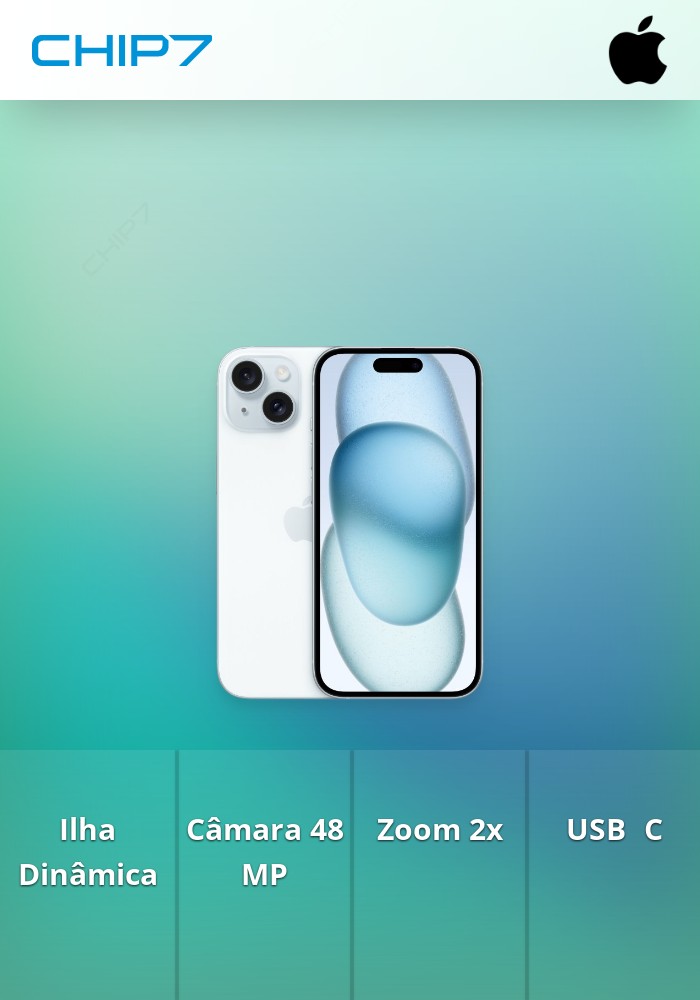 Smartphone Apple iPhone 15 6.1