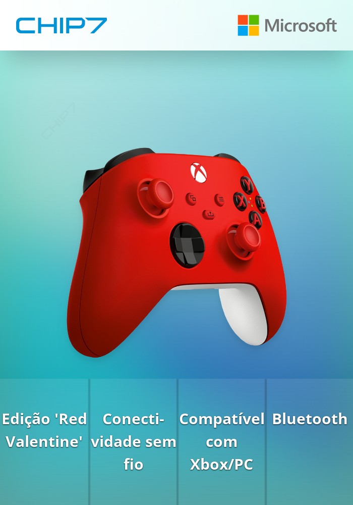 Comando Xbox Wireless Red Valentine