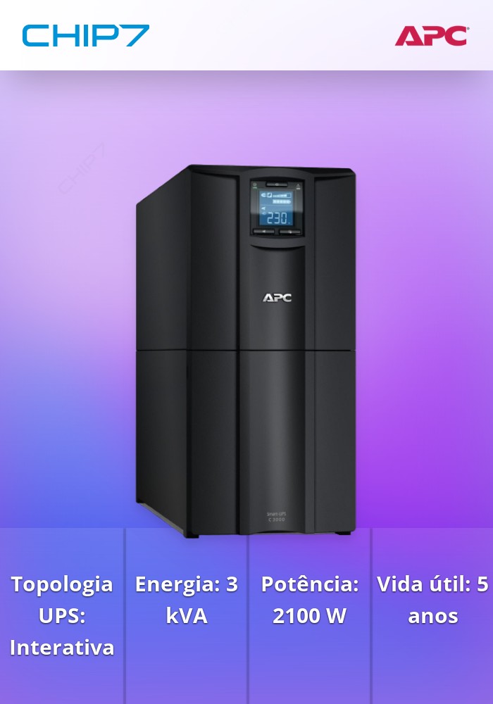 UPS APC Smart C 3000VA LCD 230V