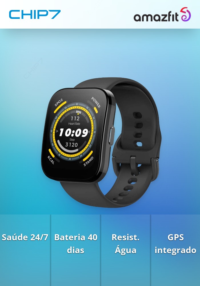 Smartwatch Amazfit Bip 5 Soft Black