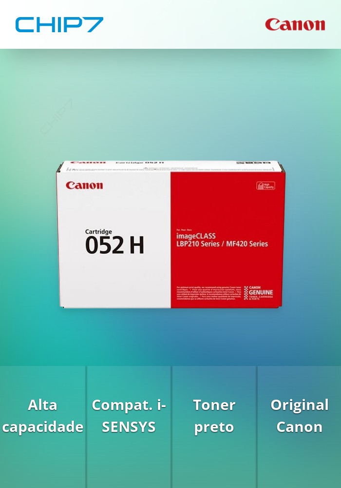 Toner CANON CRG 052H Preto - i-SENSYS LBP2/MF42x