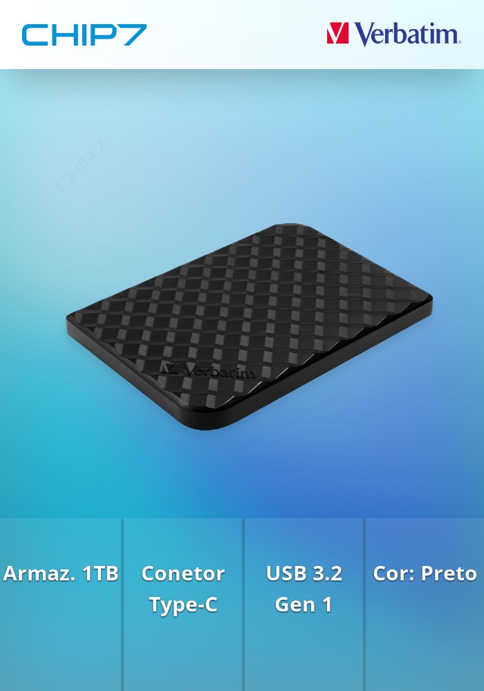 1TB SSD VERBATIM STORE N GO Portátil USB 3.2