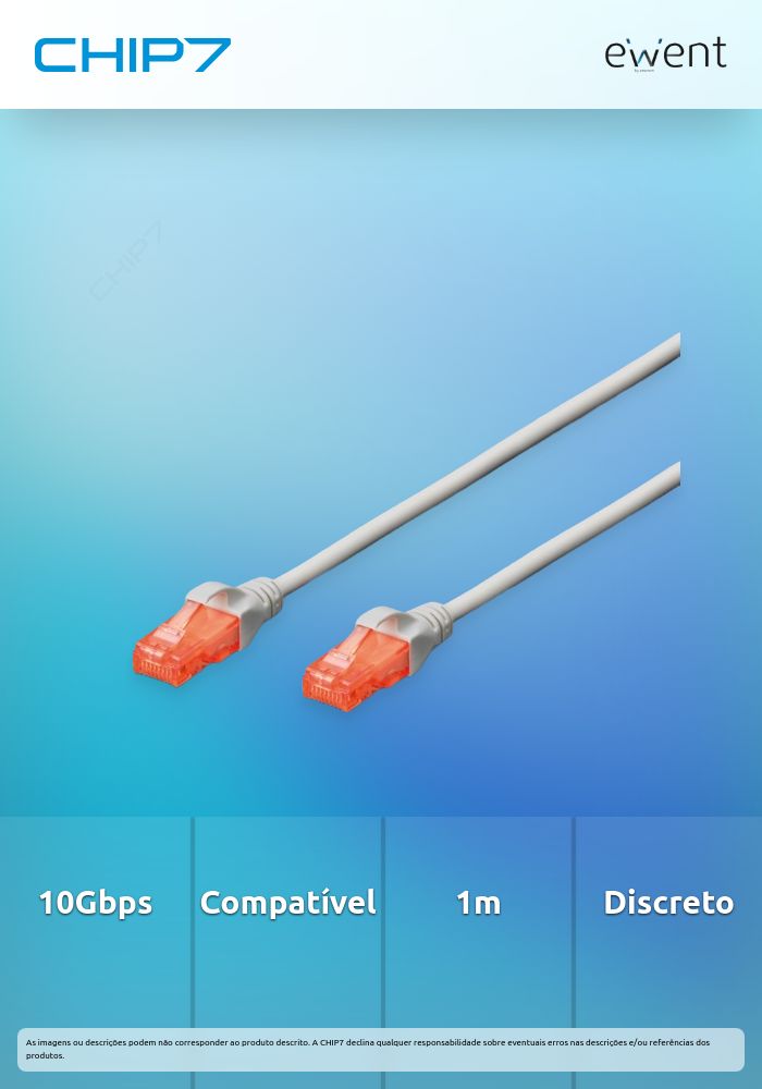 Cabo de rede Cat.6 U/UTP 1.0m branco » válido até nova comunicação