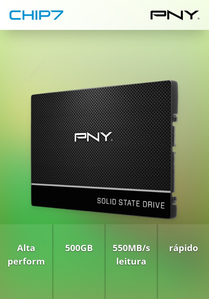 Disco SSD PNY CS900 500GB SATA III