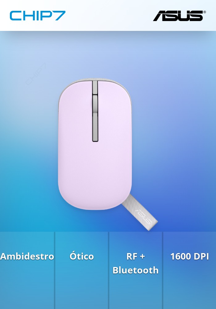 Rato ASUS MD100 BG/BT+2.4GHZ