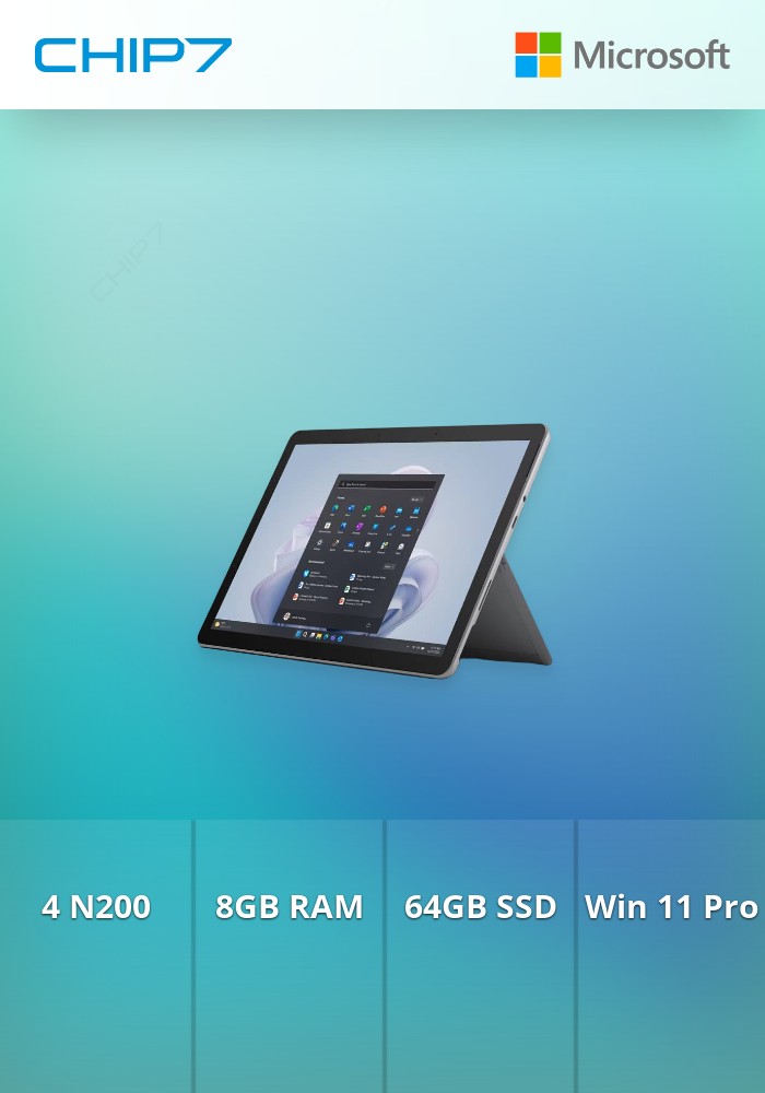 Surface Go 4 N200 8GB 64GBプラチナ XGT-00017 Surface Go 4（8GB/Processor N200/64GB/Windows 11 pro）XGT