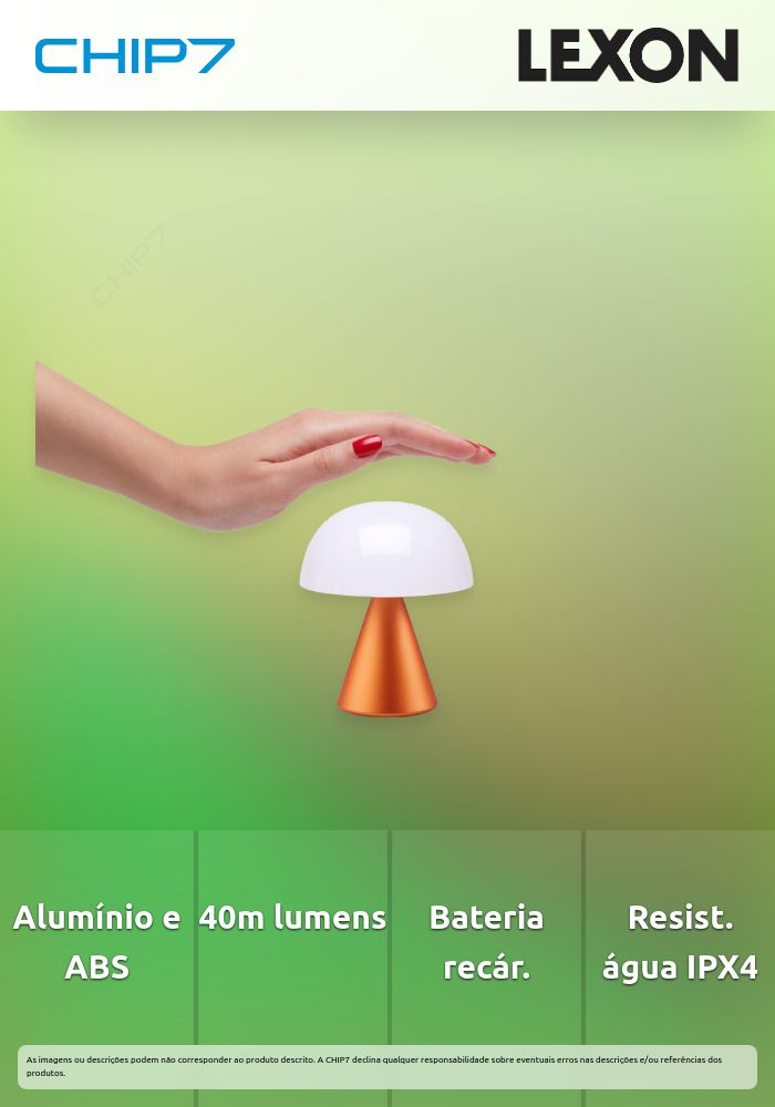 Candeeiro Lexon Mina M (Laranja)