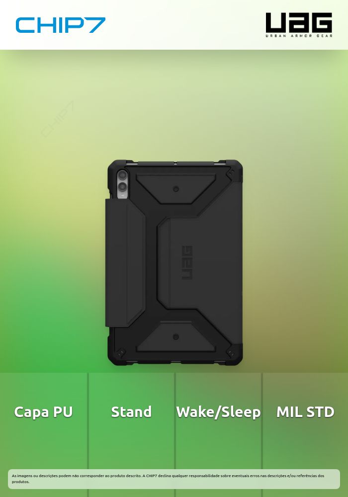 Capa UAG - Metropolis SE Galaxy Tab S9 Plus 12.9'' (black)