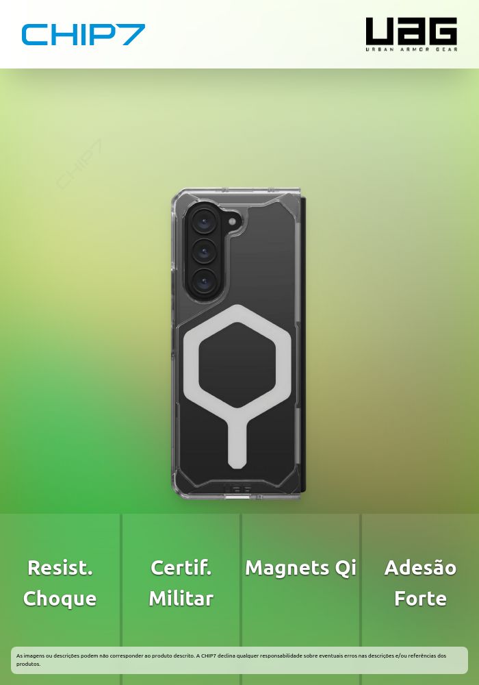 Capa UAG - Plyo Pro Galaxy Z Fold5 v2023 (ice/silver)