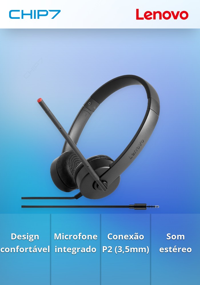 Headset Lenovo Essential Stereo Analog Headset
