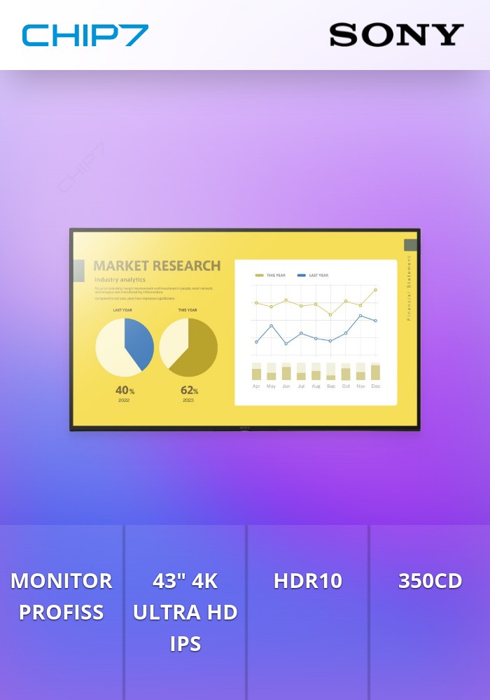 Monitor Profissional Sony Bravia - 43