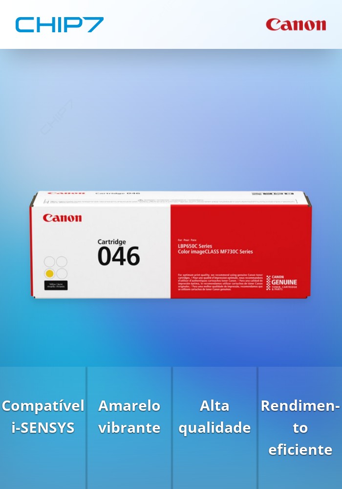 Toner CANON 046 Amarelo - i-SENSYS LBP65xC/MF73xC
